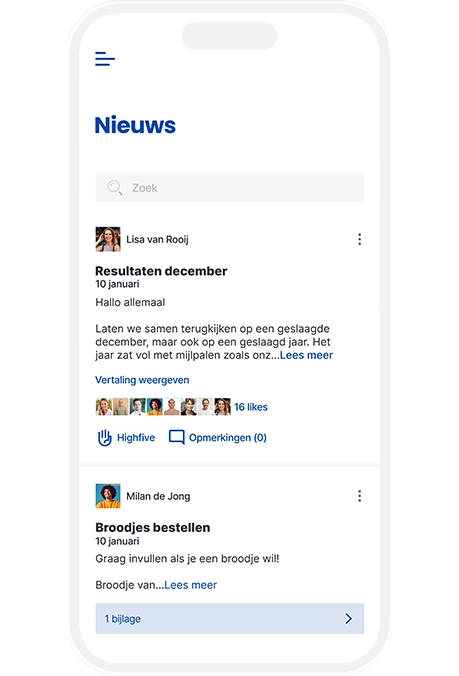 Functionaliteiten