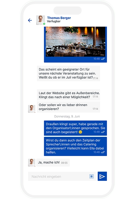 Next mock up - Chat DE