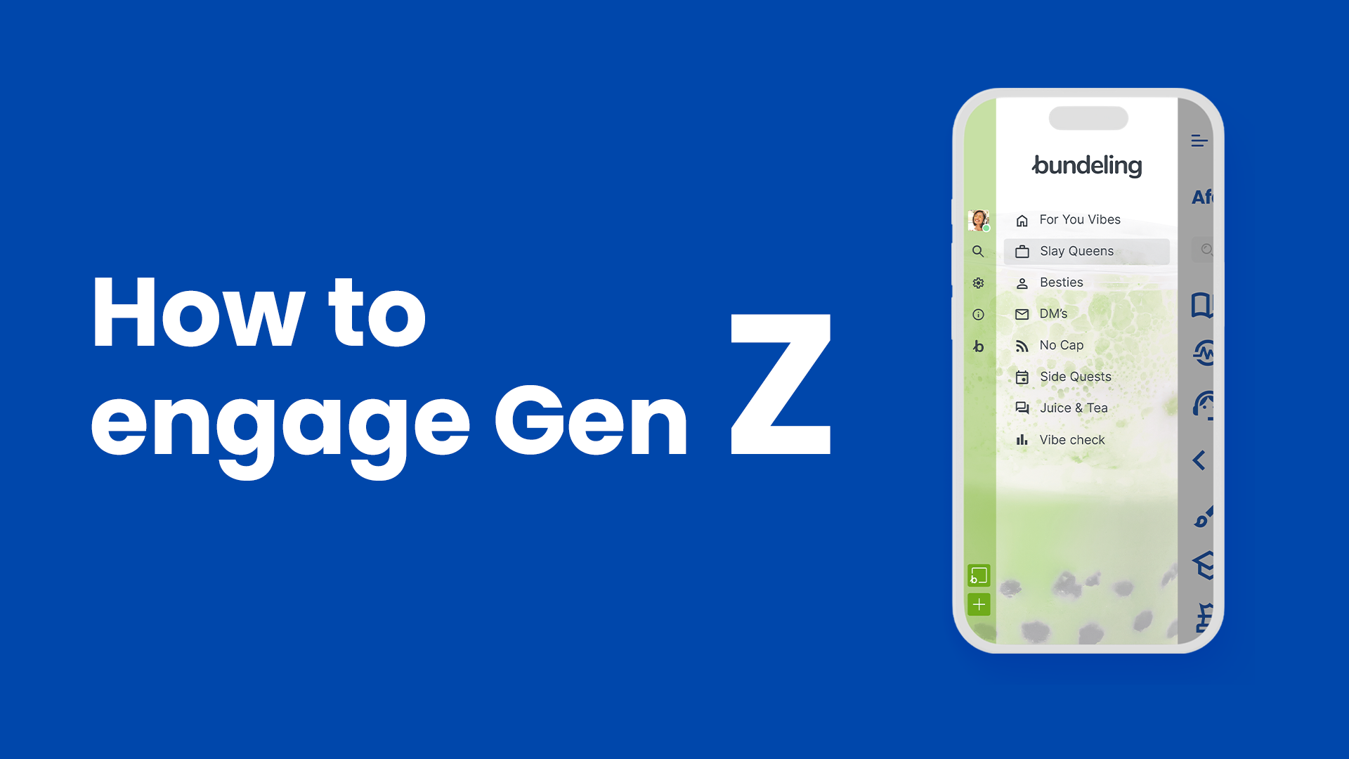 Phone with Gen Z text in it