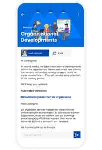 App functionaliteit: automatische vertalingen