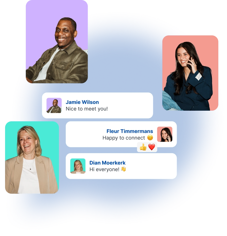Illustration of the group chat functionality