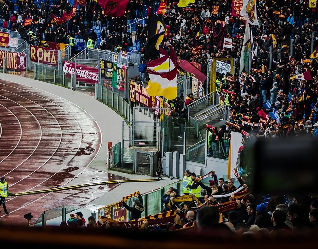 A full AS Roma stadium
