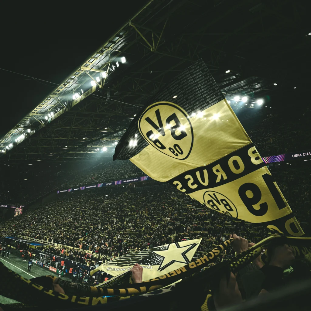 A full Borussia Dortmund stadium
