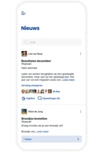 App functionaliteit: nieuws