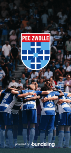 Splashscreen PEC Zwolle Bundeling app